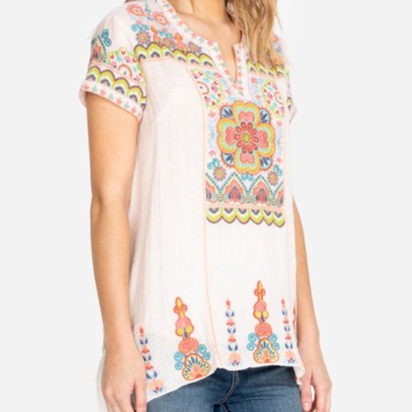 Johnny Was Tops - Johnny Was Tamia Boho Drape Top